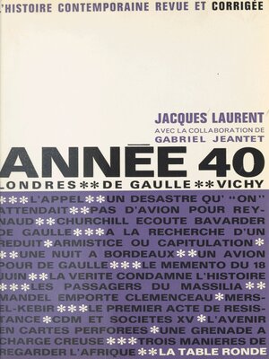 cover image of Année 40